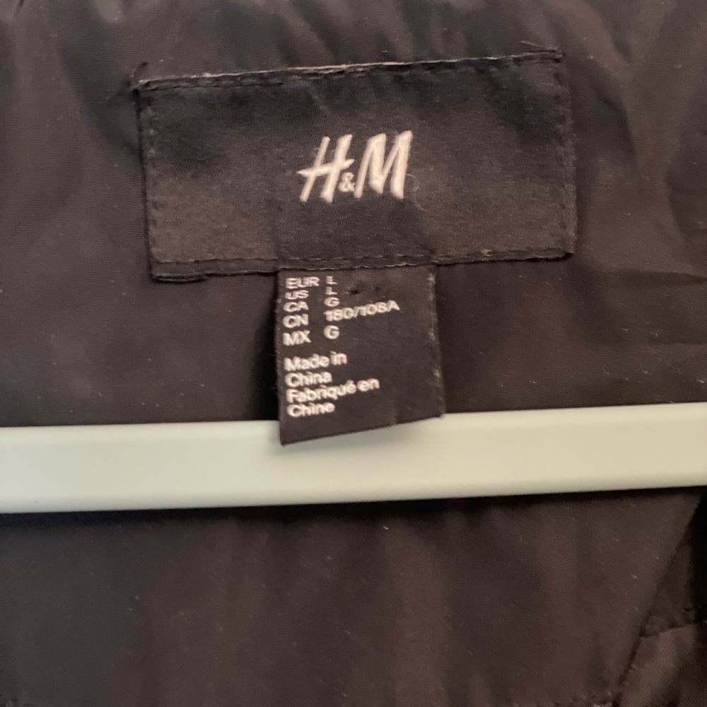 H&M Charcoal Quilted Jacket - Picture 3 of 9